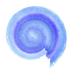 Watercolor spiral