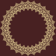 Floral Seamless Vector Pattern. Orient Abstract Background