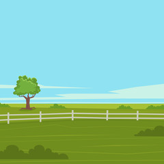 Obraz premium Cartoon Landscape