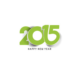 Happy new year 2015 Text Design