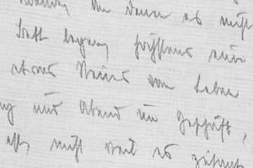 Bleistiftmanuskript, 1920er Jahre