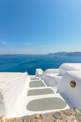 View on Oia in Santorini