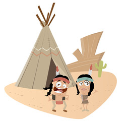 indianer lustig zelt tipi © shockfactor