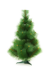 Christmas tree isolated on the white background