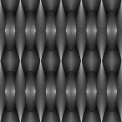 Obraz premium Design seamless monochrome convex pattern