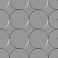Design seamless monochrome twirl pattern