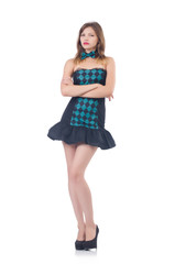 Young woman in fashion concept