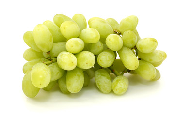 Yellow grape isolated