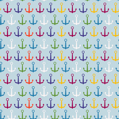 Seamless pattern with anchors