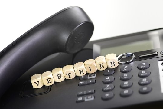 Vertrieb mit Telefon