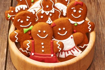 Christmas gingerbread cookies