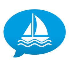 Etiqueta tipo app comentario velero