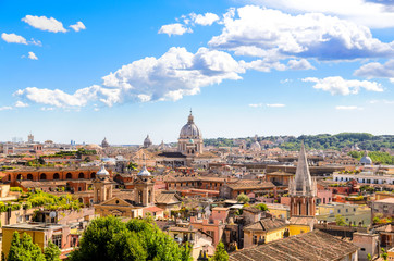 Fototapeta na wymiar Rome and St. Peter's Basilica