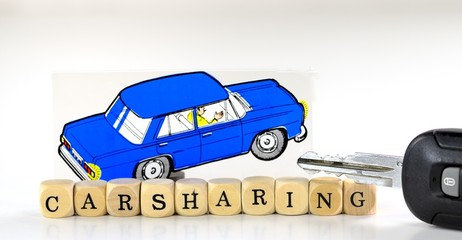 Carsharing Buchstaben