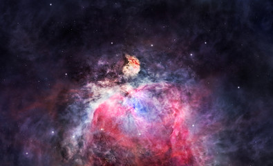 Fototapeta na wymiar Space nebula in Orion