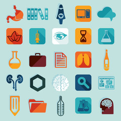 Set of medical icons
