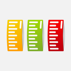 realistic design element: ruler