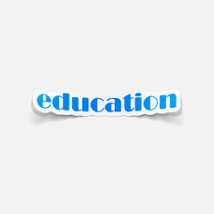 realistic design element: education