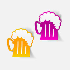 realistic design element: beer