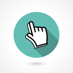 pointing finger icon