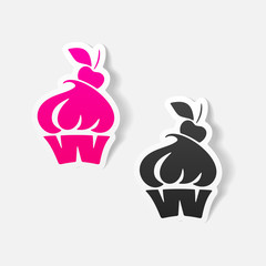 realistic design element: cake