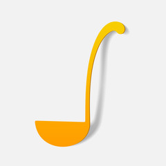 Obraz premium realistic design element: ladle