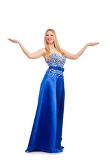 Naklejka premium Woman in fashion clothing concept
