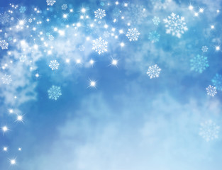 frozen festive background