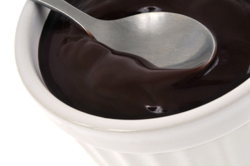 Ramequin de chocolat noir