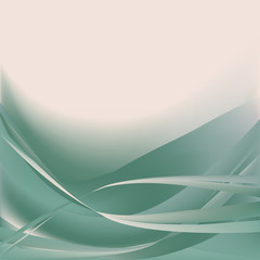 Colorful waves isolated abstract background turquoise pink light