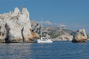 Croisi&egrave;re dans les calanques