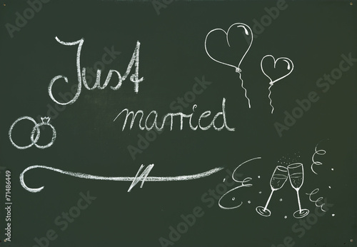 "Just married" Stockfotos und lizenzfreie Bilder auf Fotolia.com - Bild