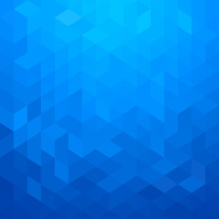 Fototapeta na wymiar Abstract geometric style blue background