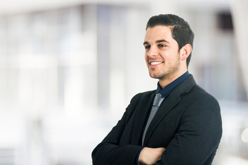 Portrait of a smiling businessman