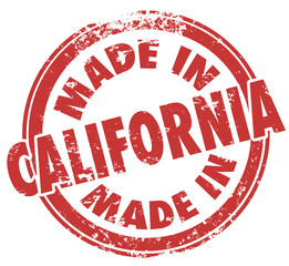 Made in California State Pride Stamp Products Produced in CA