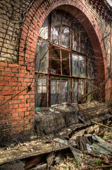 Naklejka na ściany i meble Fenster Ruine