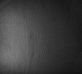 Black leather.