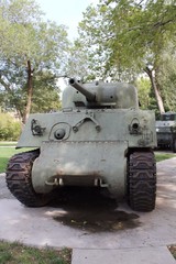 Fototapeta na wymiar M4A3 Sherman Tank