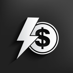 Money symbol on background,clean vector