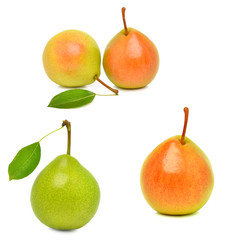Two ripe sweet pears