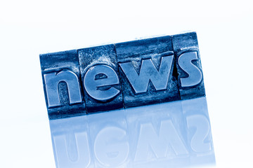 News in Bleibuchstaben