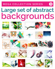Mega set of abstract backgrounds