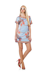 Woman in fashion clothing concept