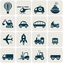 Transport icons