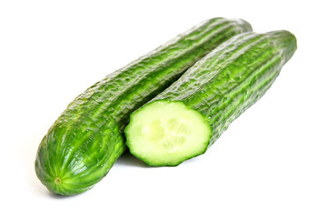 Green cucumbers