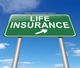 Life insurance concept.