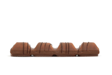 chocolate bar isolated on white background