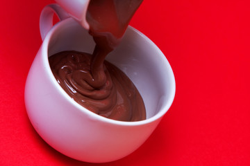 melted chocolate