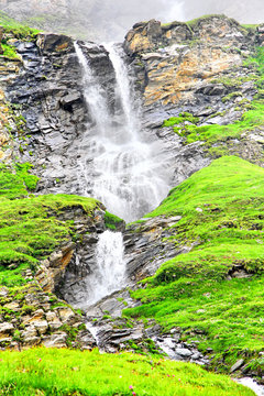Alpine waterfall