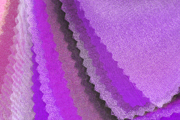 purple pink organza color selection